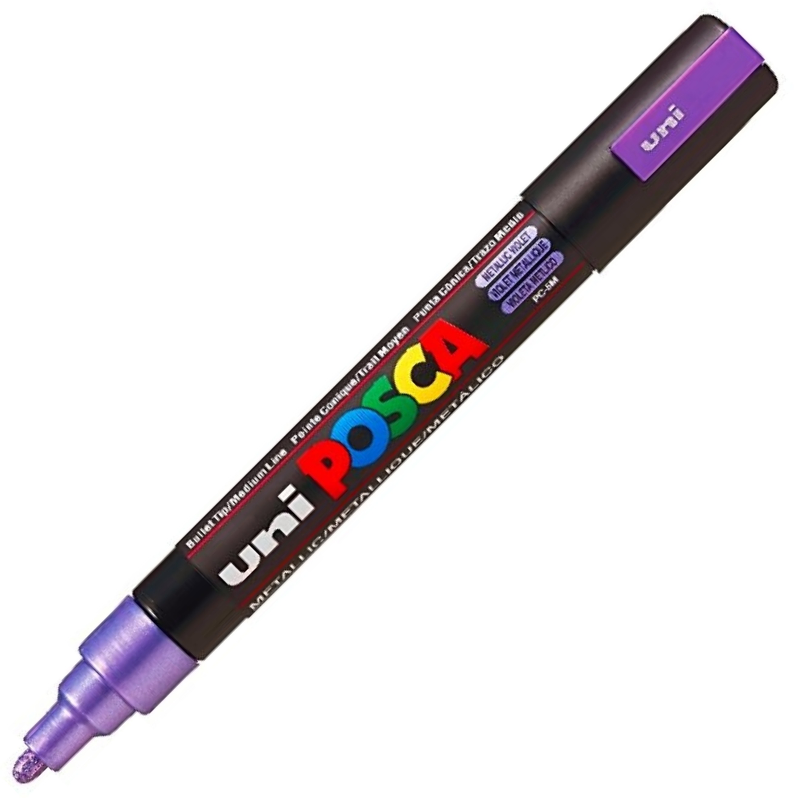 Pc-5 m metallic fioletowy marker posca uni | eazbiuro.pl | Weź zanim zniknie!