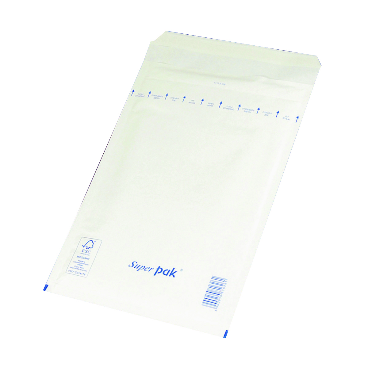 Koperty samoklejące z folią bąbelkową Office Products, hk, g17, 230x340mm/250x350mm, 10 sztuk, białe