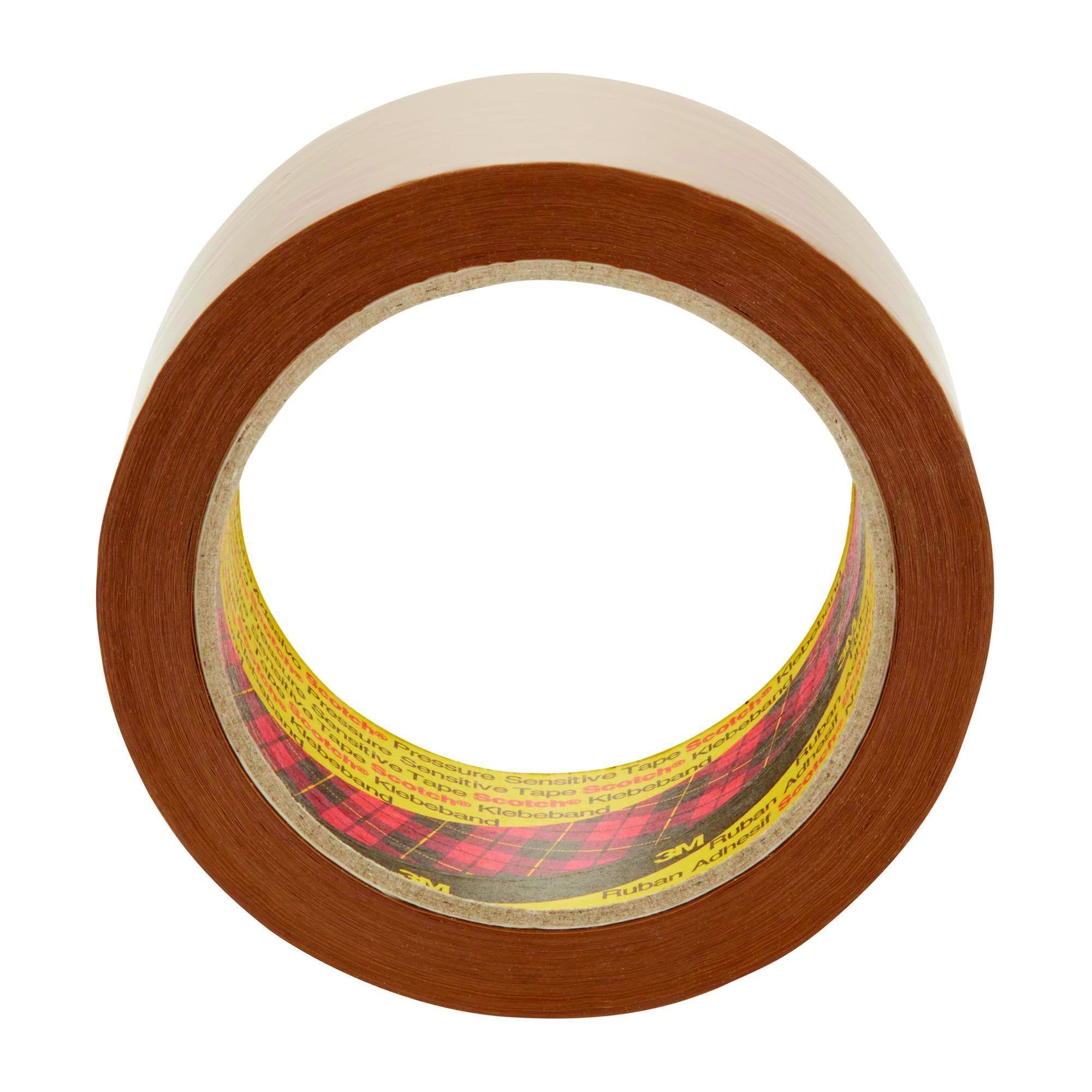 Taśma pakowa do wysyłek Scotch® hot-melt (371), 50mm, 66m, brązowa