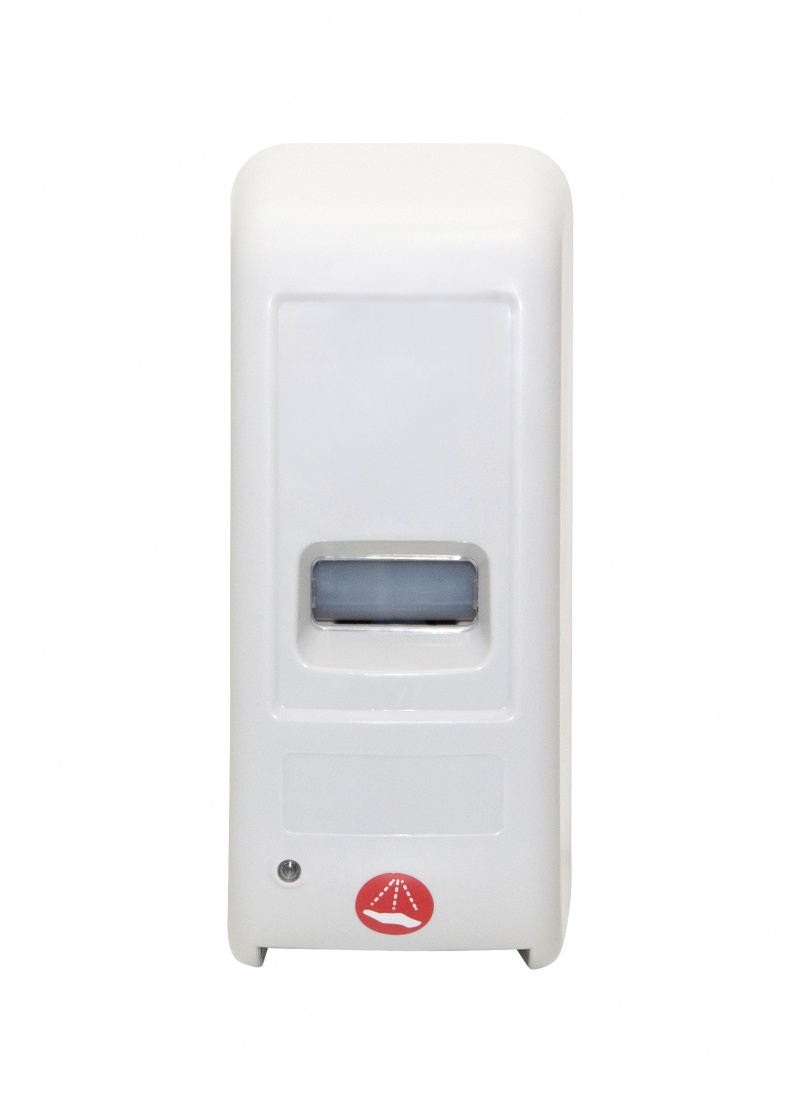 Dozownik do mydła, płynu oraz żelu do dezynfekcji Office Products, auTomatyczny, 1l, biały Dozownik do mydła, płynu oraz żelu do dezynfekcji Office Products, auTomatyczny, 1l, biały