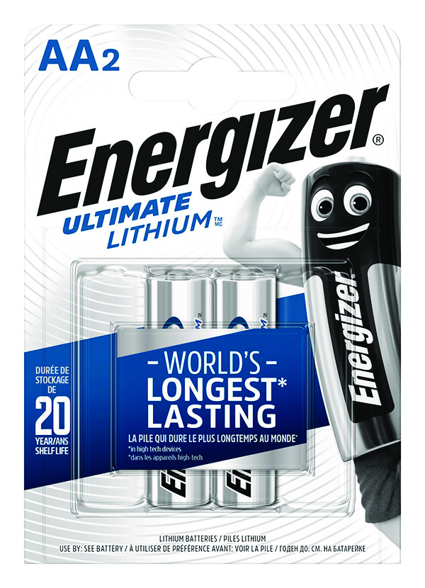Bateria Energizer ultimate lithium, aa, l91, 1,5v, 2 sztuki