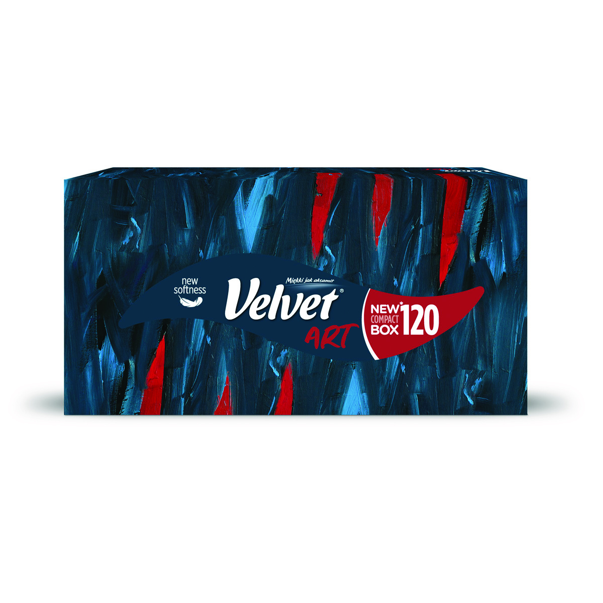 Chusteczki w kartoniku Velvet celulozowe 3w 120szt