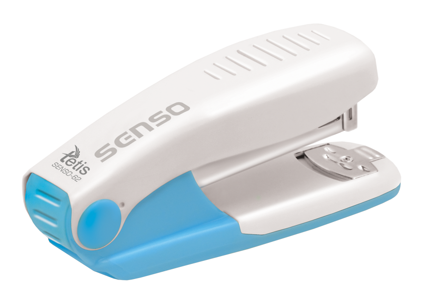 Zszywacz metalowy senso 62 biało-niebieski | eazbiuro.pl | Zyskaj więcej!