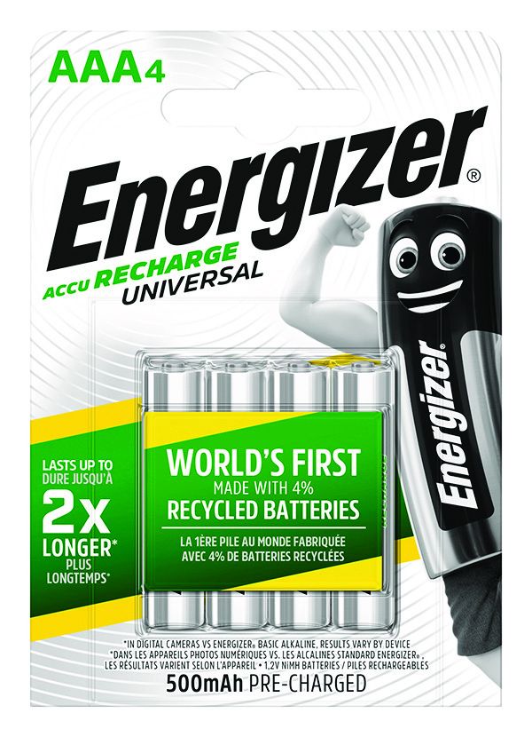 Akumulator Energizer universal, aaa, hr03, 1,2v, 500mah, 4 sztuki Akumulator Energizer universal, aaa, hr03, 1,2v, 500mah, 4 sztuki