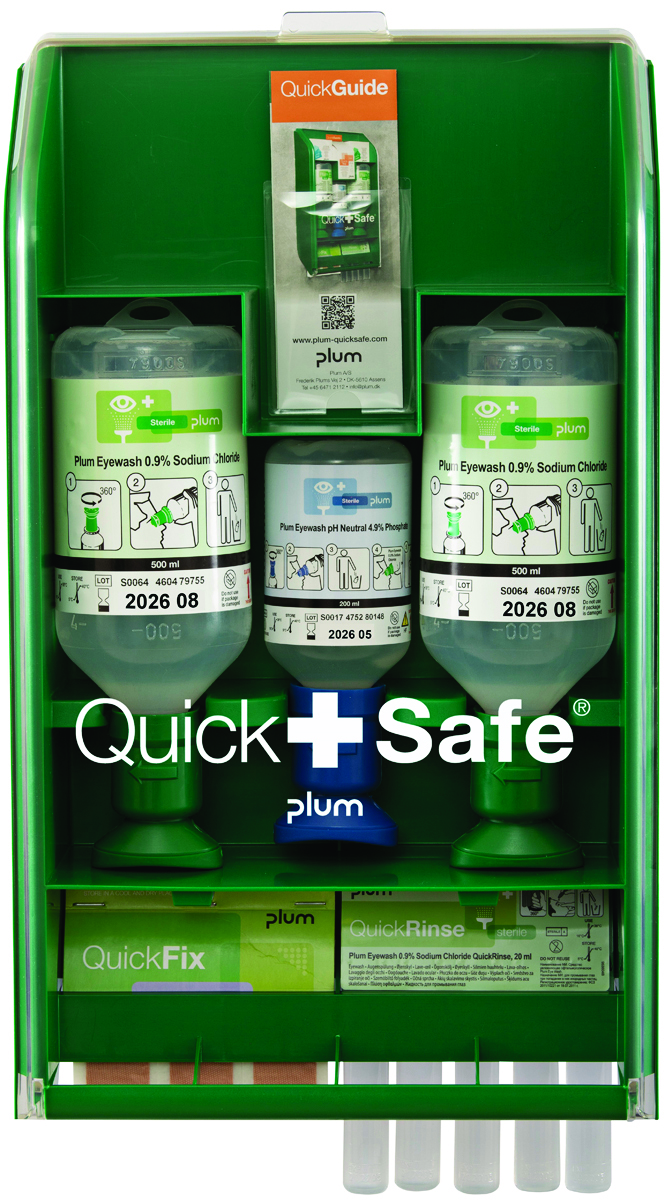 Apteczka ścienna PLUM QuickSafe Basic, z wyposażeniem