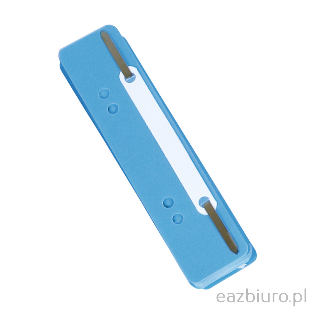 Wąsy skoroszytowe Donau, pp, z metalową blaszką, zestaw 25 sztuk, niebieskie | eazbiuro.pl | Kup już teraz!