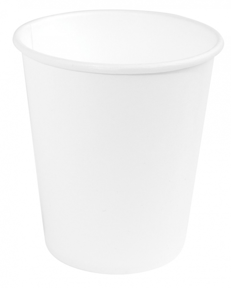 Kubek papierowy biały 250 ml zestaw 100 sztuk SUP | eazbiuro.pl | Kup sprytnie!
