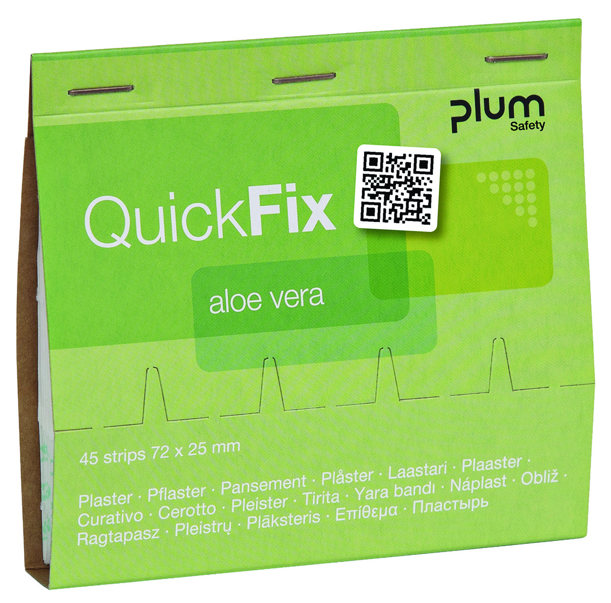 Plastry z aloesem PLUM QuickFix Aloe Vera, wkład, 45 szt. Plastry z aloesem PLUM QuickFix Aloe Vera, wkład, 45 szt.