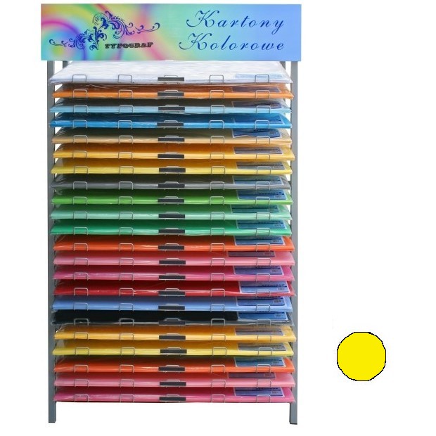 Karton kolorowy Typograf B1 240 g/m2 żółty | eazbiuro.pl | Kup z rabatem!
