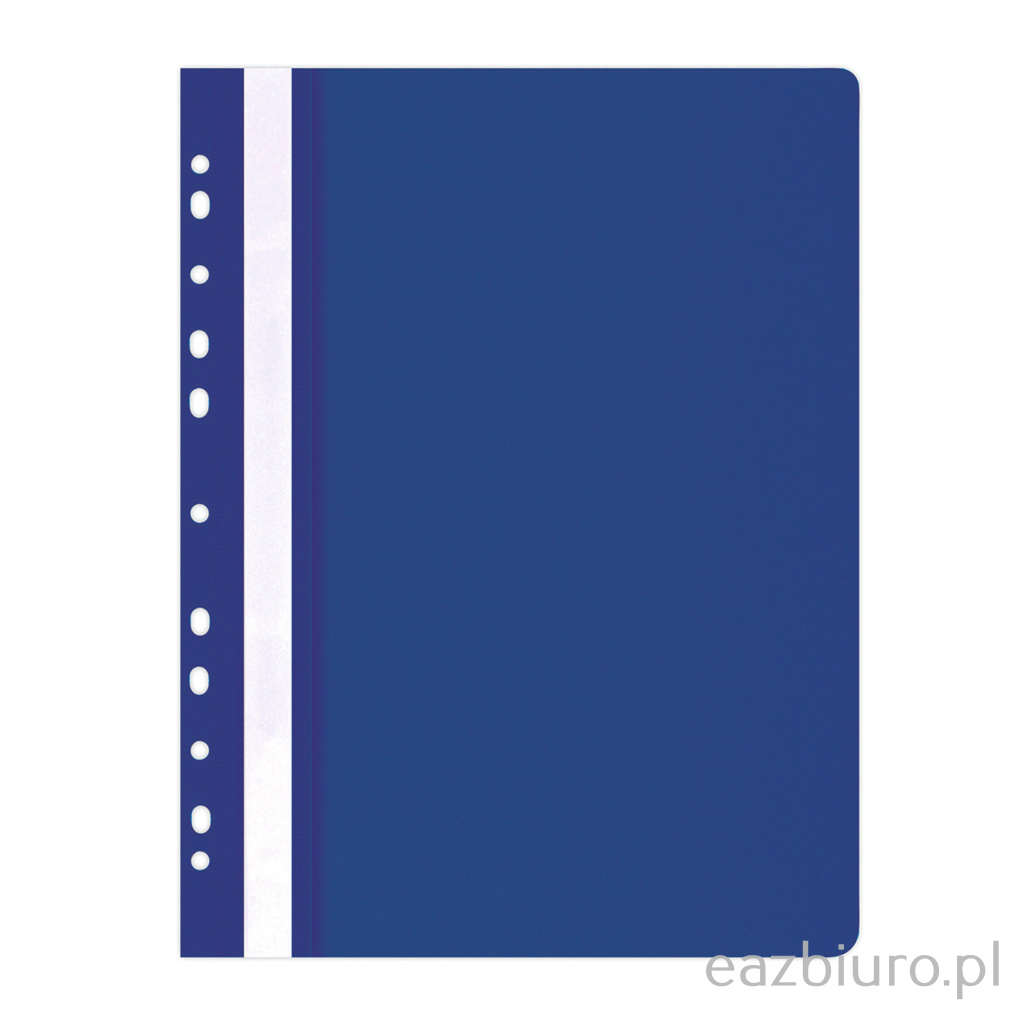 Skoroszyt Office Products, pp, A4, miękki, 100 170mikr., wpinany, granatowy | eazbiuro.pl | Kup w sekundę!