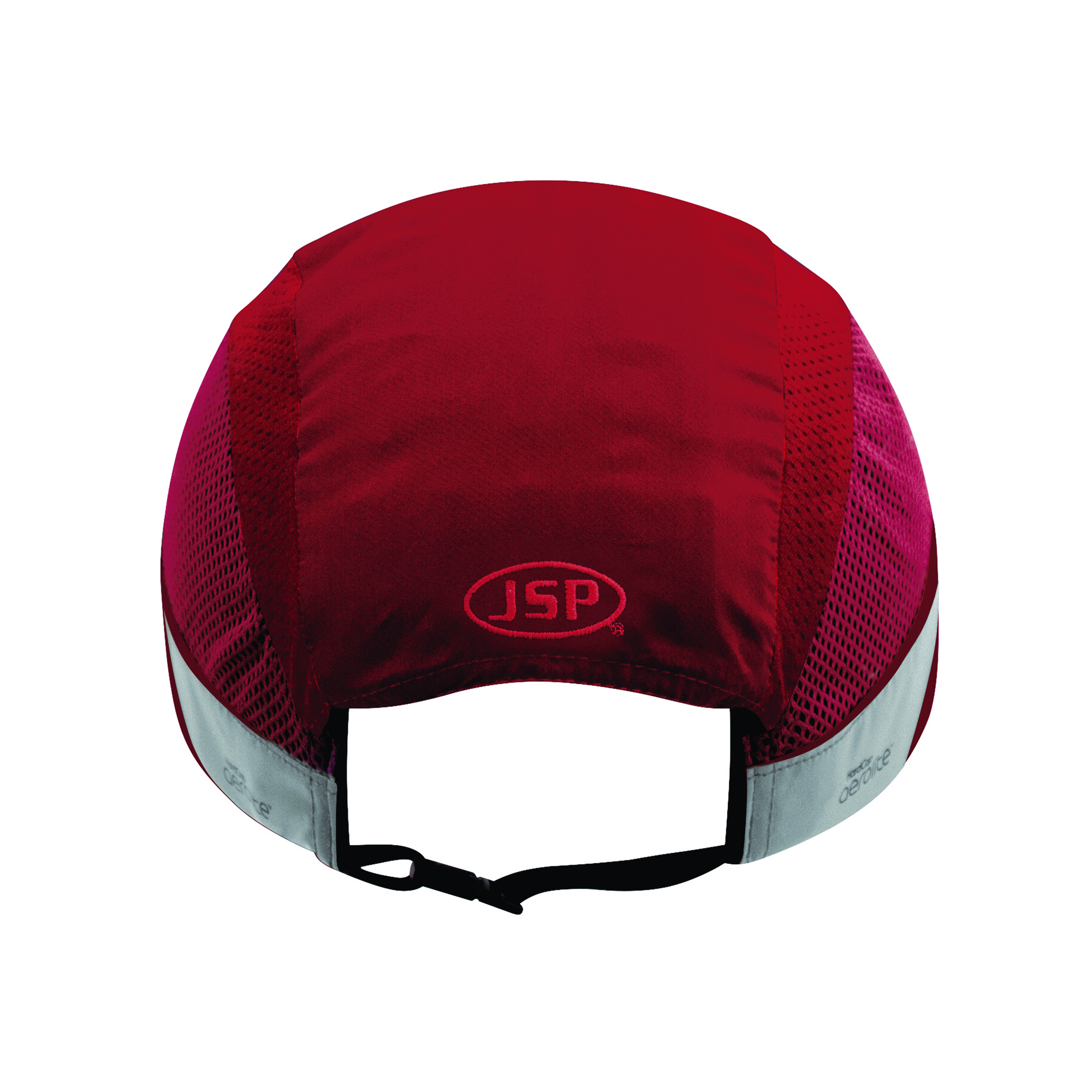 Lekka czapka ochronna HardCap Aerolite®, 2,5cm daszek, czerwona