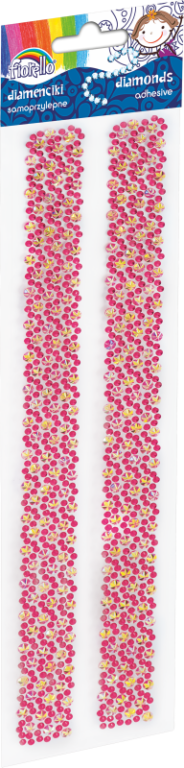 Diamenciki samoprzylepne Fiorello gr- ds081-2 czerwono-złote | eazbiuro.pl | Kup w sekundę!