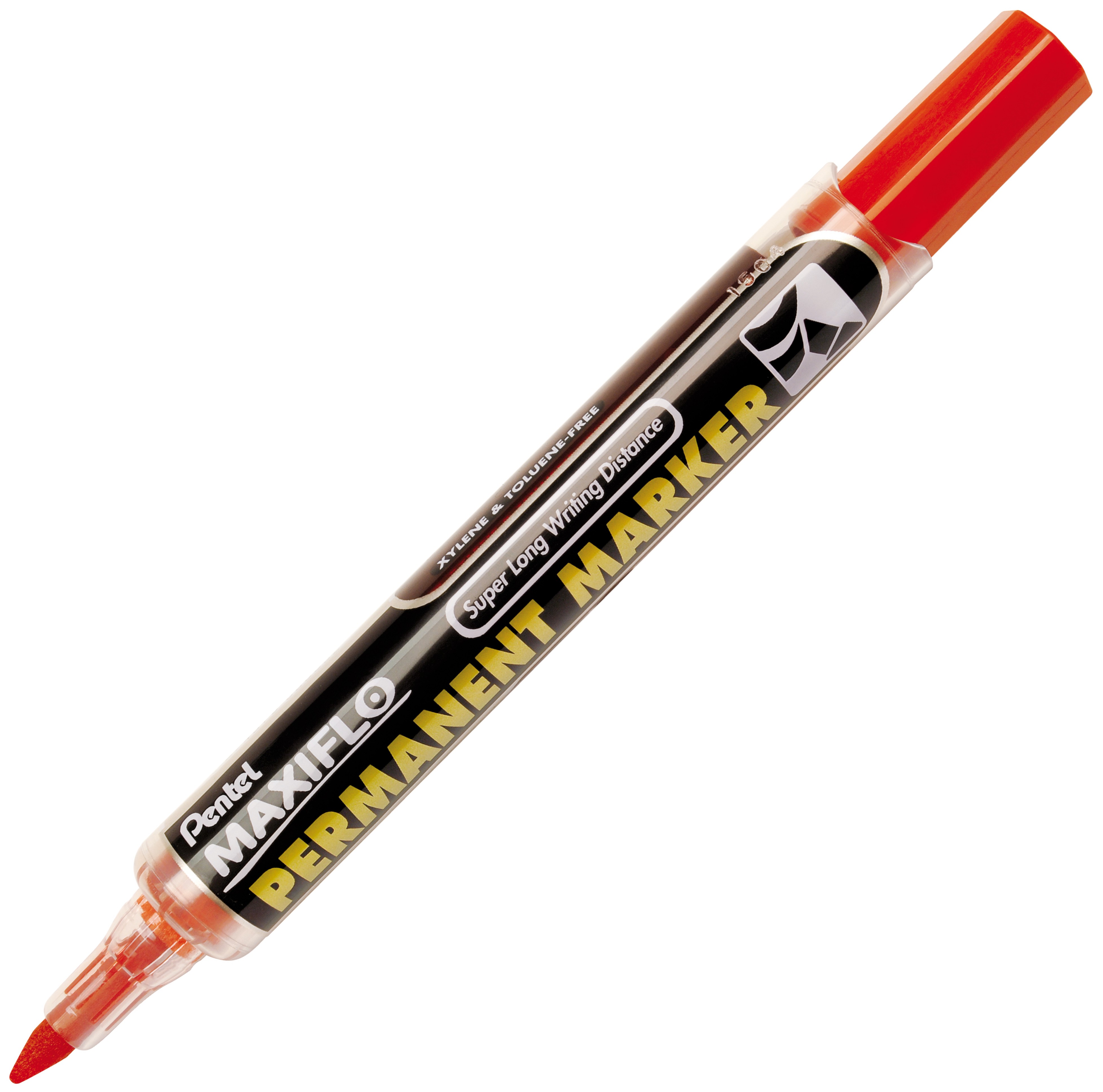 Marker permanentny Pentel maxiflo nlf60 czerwony | eazbiuro.pl | Weź okazję!