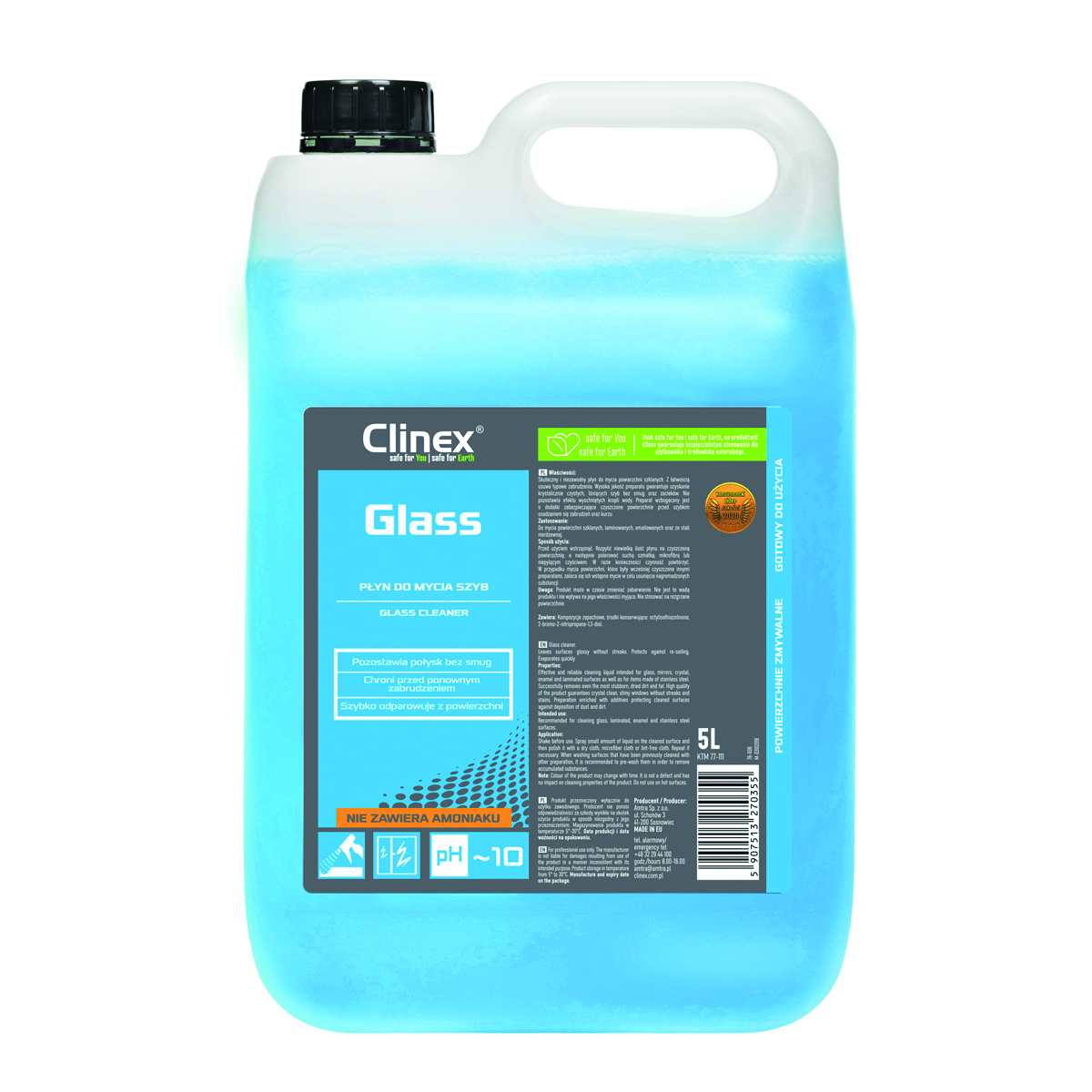 Clinex glass 77-111 do mycia szyb i Okien 5l
