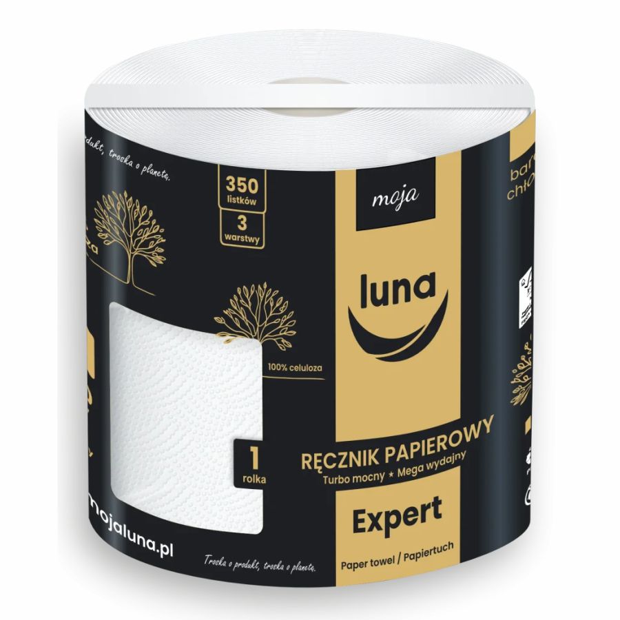 Ręcznik papierowy kuchenny Luna Expert 3-warstwowy 350 listków