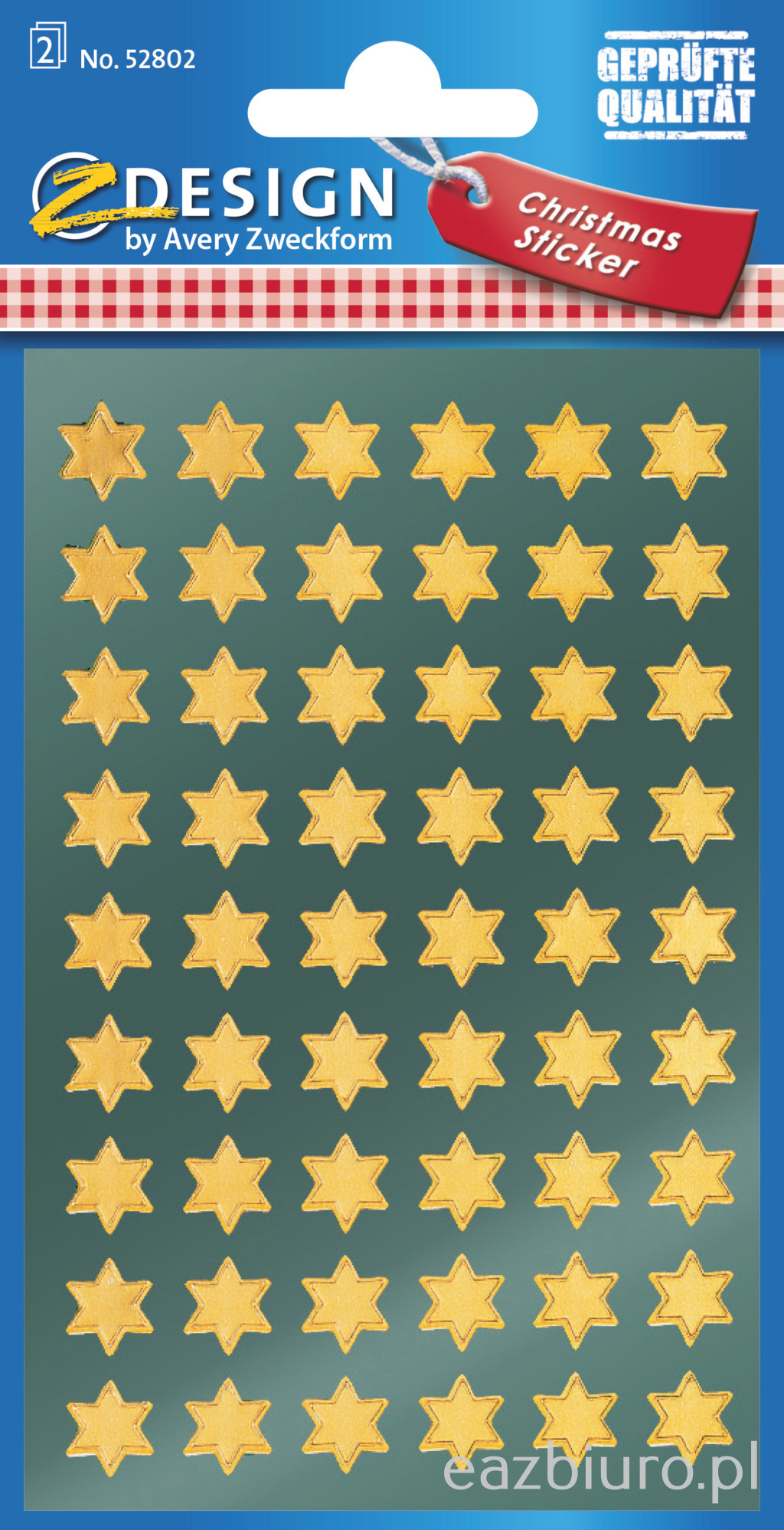Naklejki - złote gwiazdy avery z-design | eazbiuro.pl | Zamów rozsądnie!