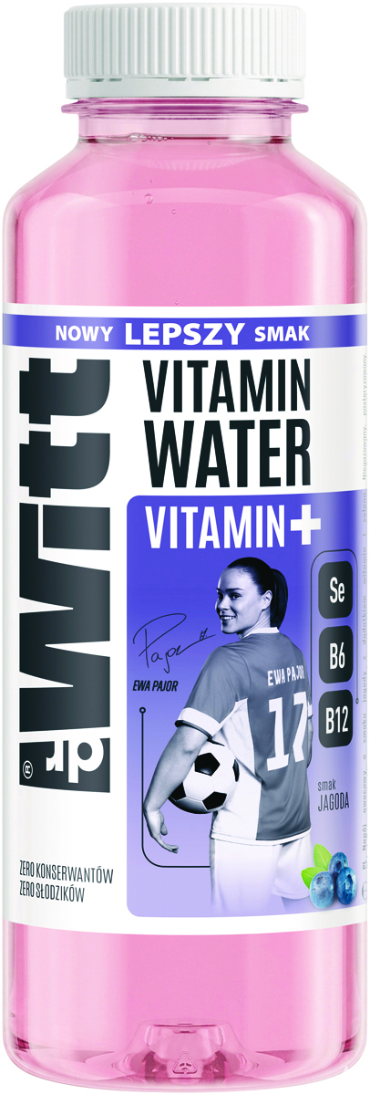 Napój DR WITT Iso Vitamin Water, jagoda, 0,55l, kaucja