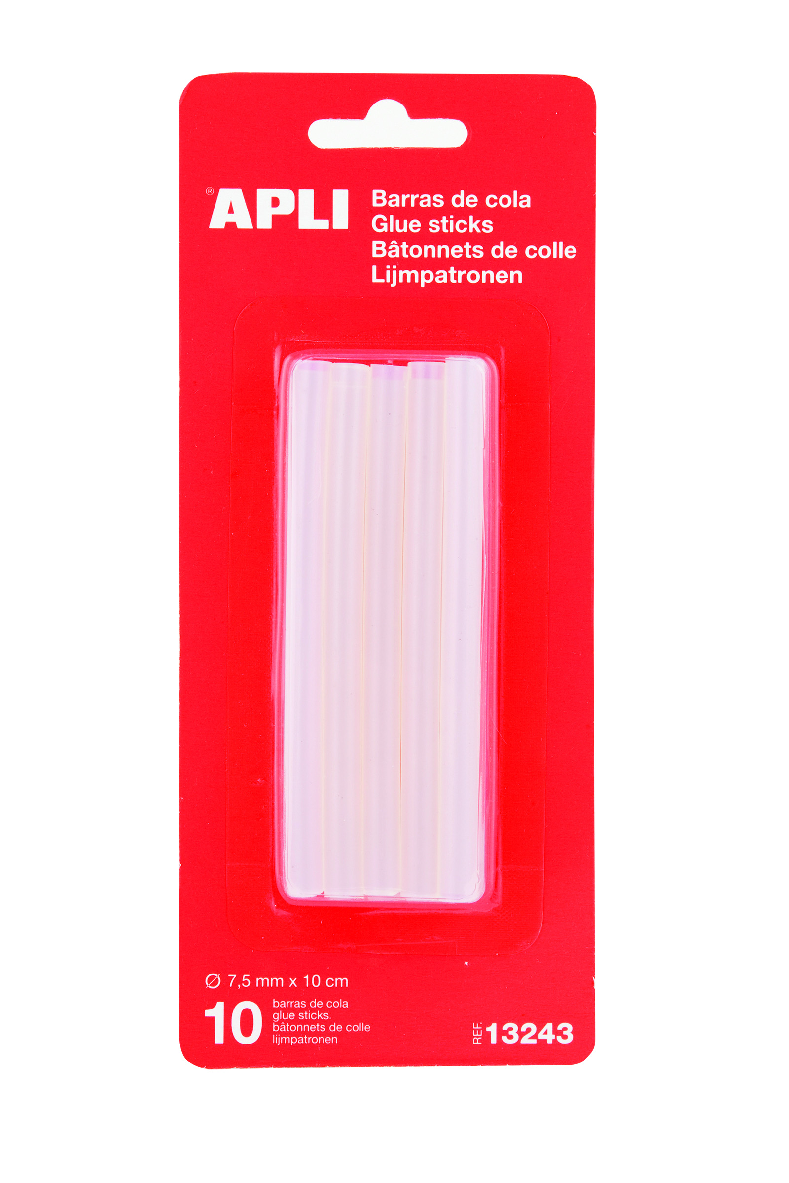 Klej termotopliwy Apli 7,5 mm x 10 cm Klej termotopliwy Apli 7,5 mm x 10 cm