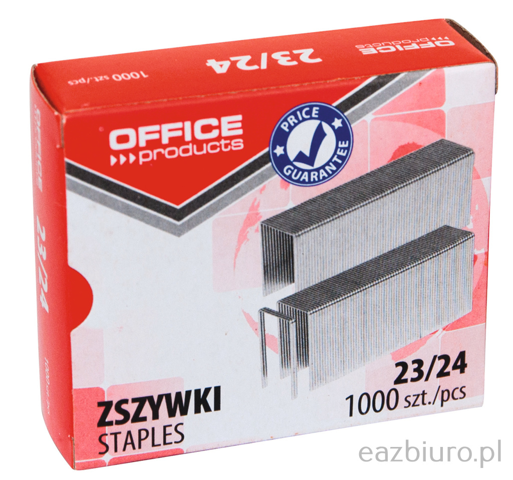 Zszywki Office Products 23/24 1000 sztuk