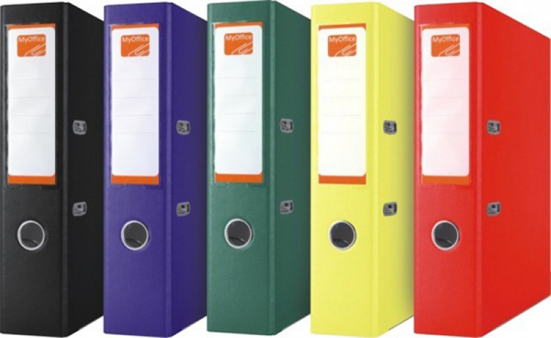 Segregator my-office pp 5cm bordowy