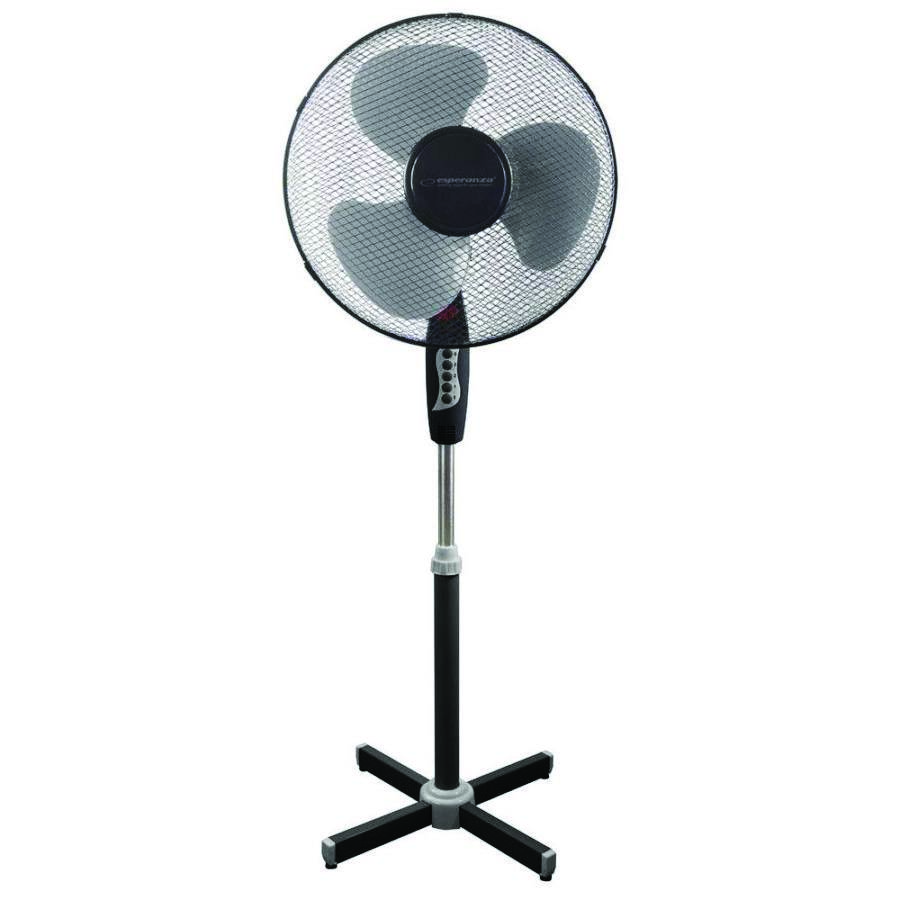 Wentylator esperanza hurricane, stojący, śr. 40cm, 50w, czarnoszary