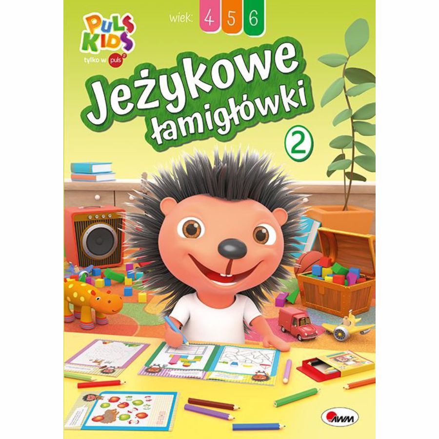 Jeżykowe łamigłówki 2 – książeczka aktywizująca dla dzieci | Rozwijaj kreatywność