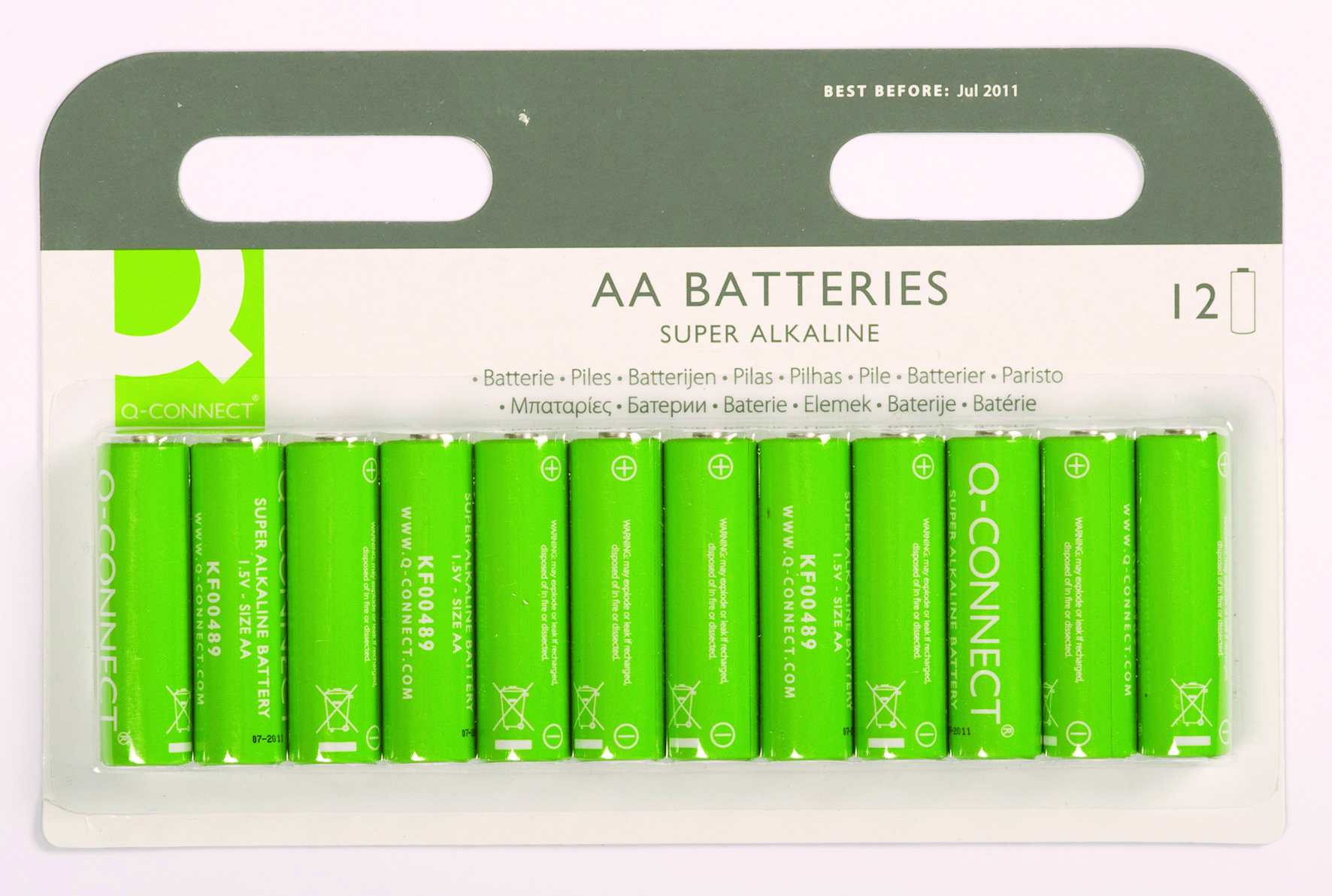 Baterie super-alkaliczne Q-Connect aa, lr06, 1,5v, 12 sztuk