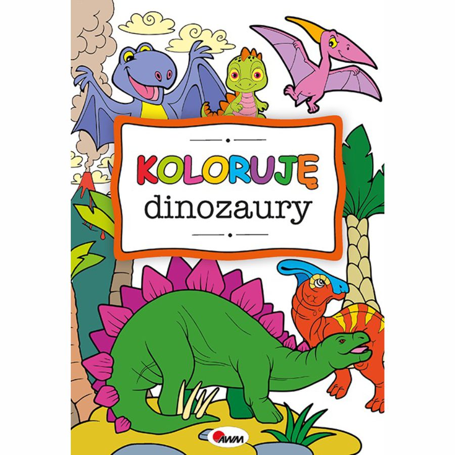 Koloruję dinozaury – kolorowanka dla dzieci | Świetny wybór dla dziecka