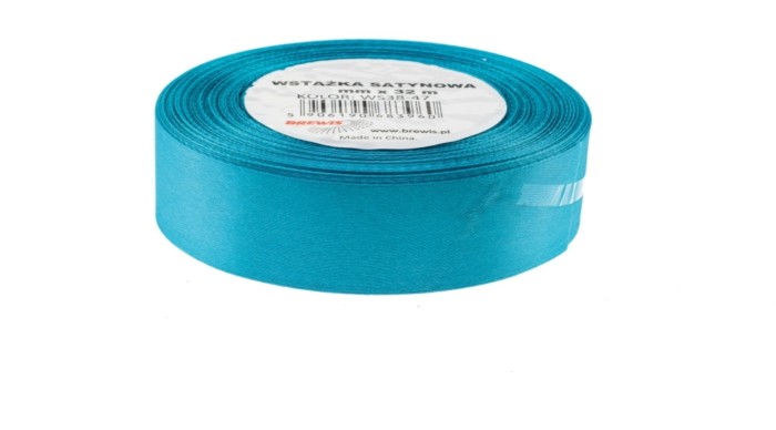 Wstążka Brewis satynowa 25 mm 32 m niebieski | eazbiuro.pl | Odbierz szybko!