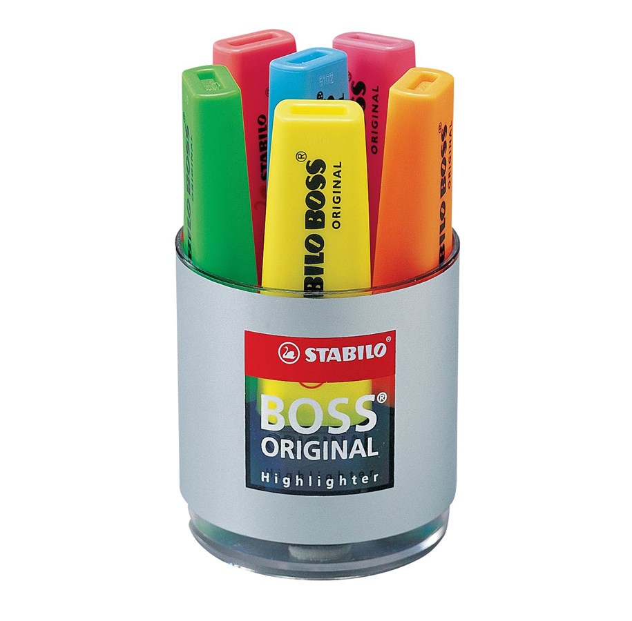 Zakreślacze Stabilo boss pojemnik okrągły na biurko | eazbiuro.pl | Działaj teraz!
