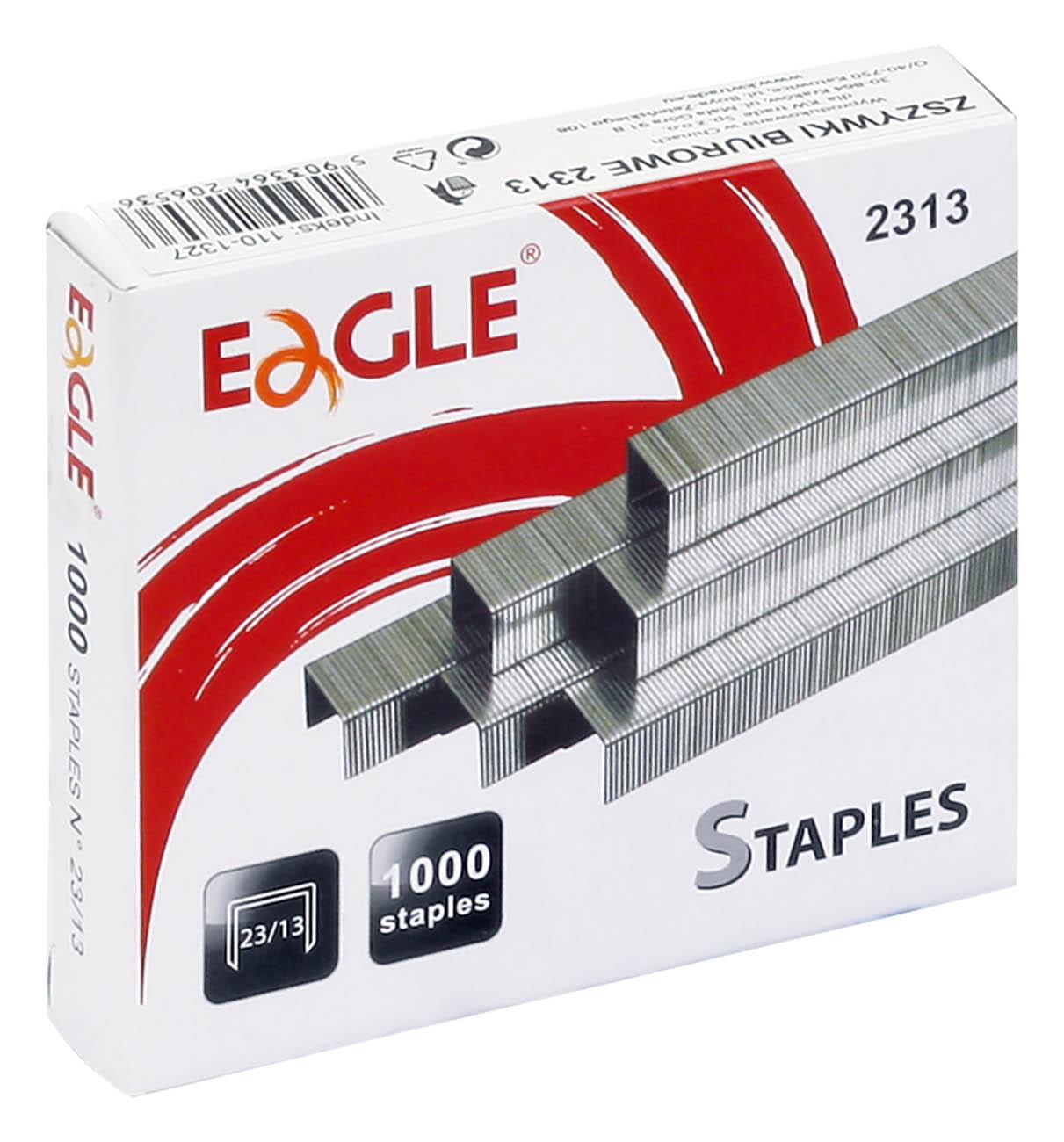 Zszywki Eagle 23 13 zestaw 1000 sztuk | eazbiuro.pl | Zamów od ręki!