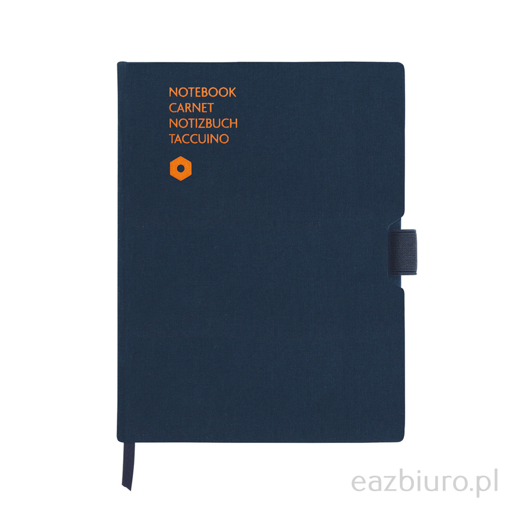 Notatnik Caran d'ache office, A5, 192 kartek, niebieski