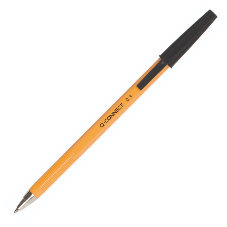 Długopis Q-Connect klasyczny orange czarny Długopis Q-Connect klasyczny orange czarny