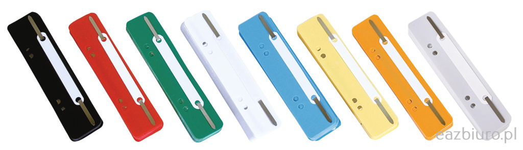 Wąsy skoroszytowe Donau, pp, z metalową blaszką, zestaw 25 sztuk, mix kolorów | eazbiuro.pl | Kup bez wahania!