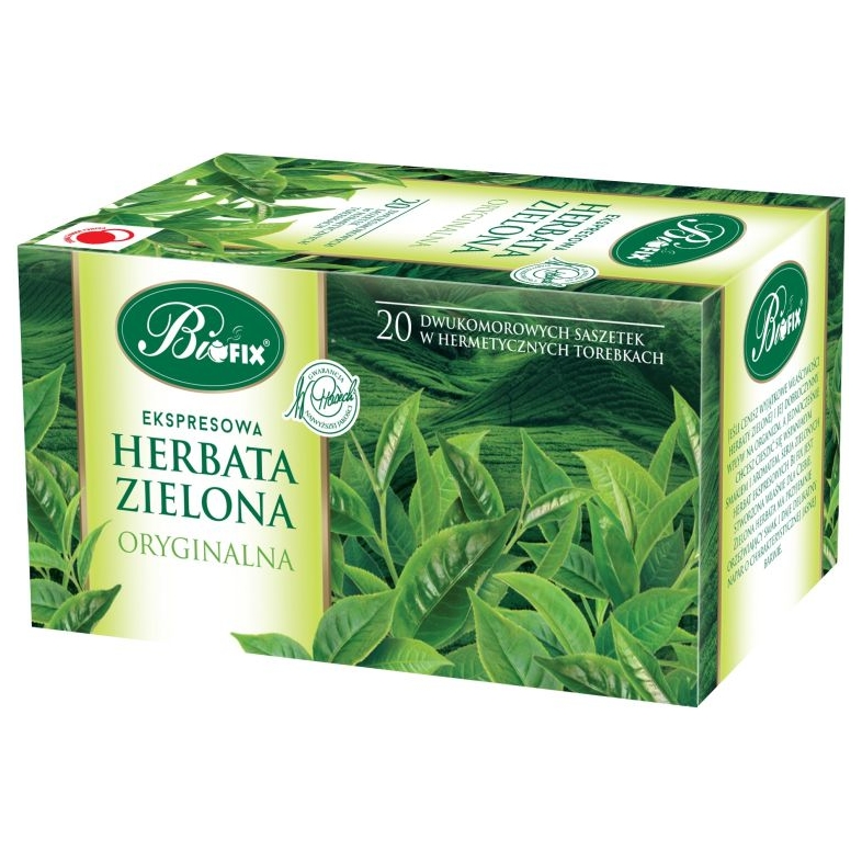 Herbata bifix, 20 torebek, zielona | eazbiuro.pl | Zamów wygodnie!