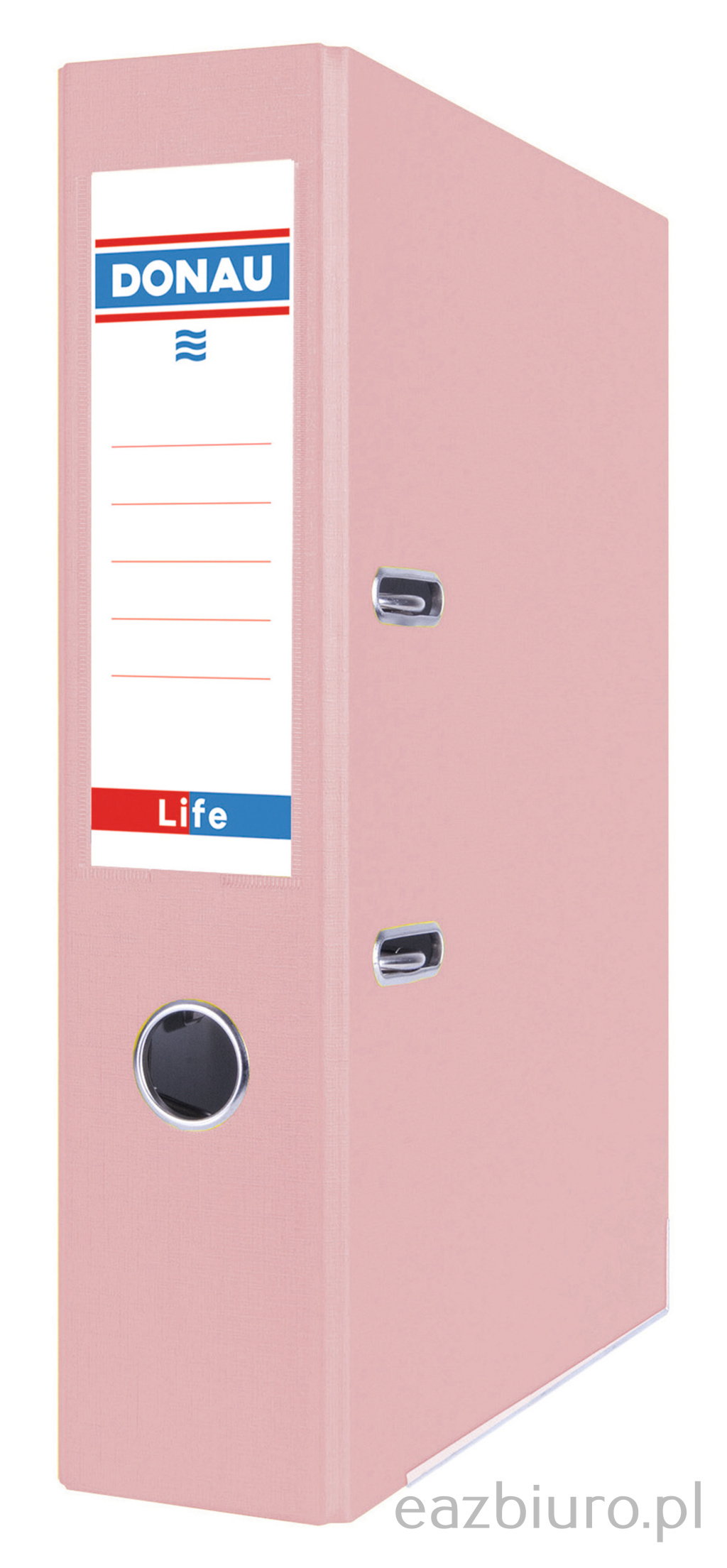 Segregator Donau life, pastel, A4 75 mm, różowy | eazbiuro.pl | Nie przegap!