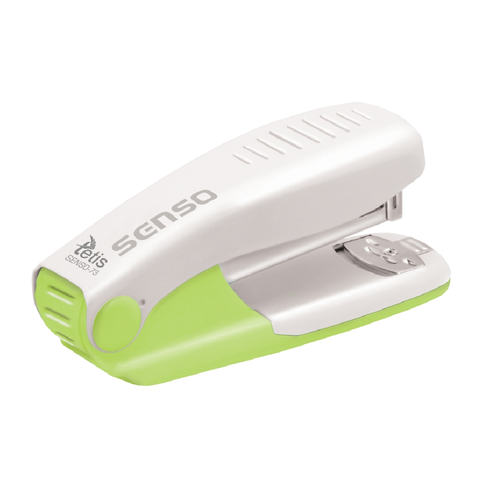 Zszywacz metalowy senso 73 biało-zielony | eazbiuro.pl | Postaw na jakość!