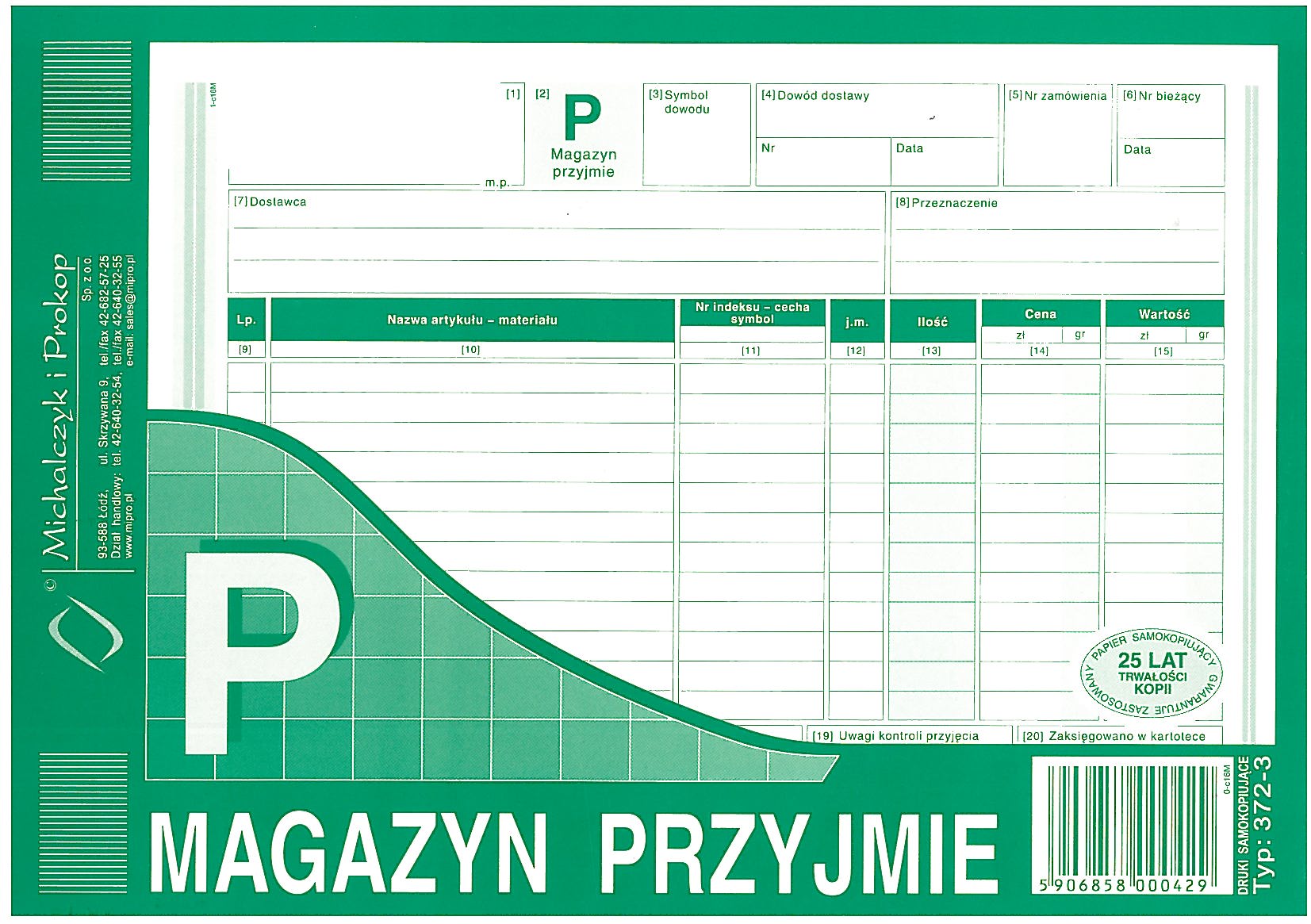 Druk magazyn przyjmie A5 M&P do biura | eazbiuro.pl | Zamów wygodnie!