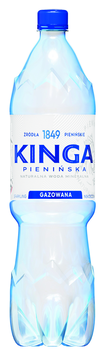 Woda mineralna KINGA PIENIŃSKA, gazowana, 1,5l, kaucja
