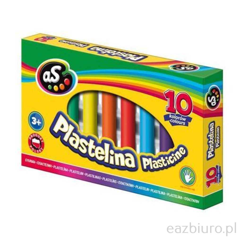 Plastelina as 10 kolorów do biura | eazbiuro.pl | Kup sprytnie!