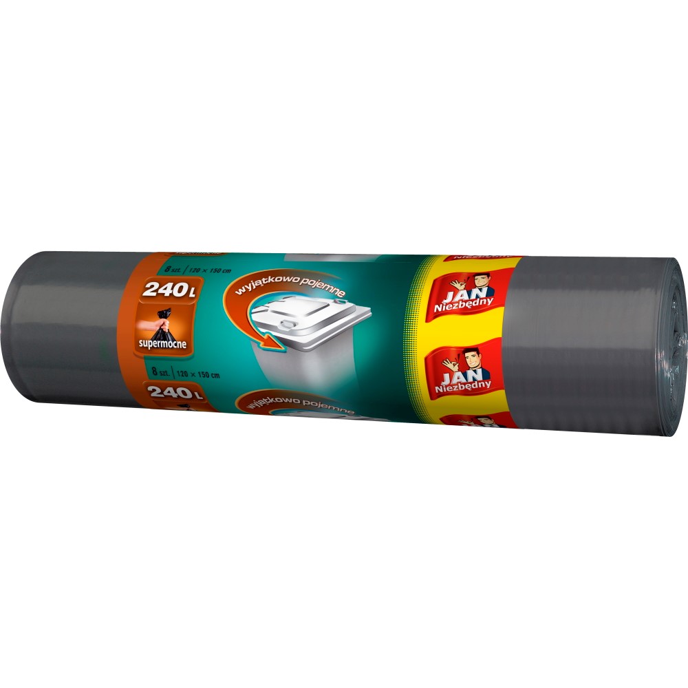 Worki ld czarne Jan Niezbędny 240 l zestaw 8 sztuk. | eazbiuro.pl | Kup pewnie!