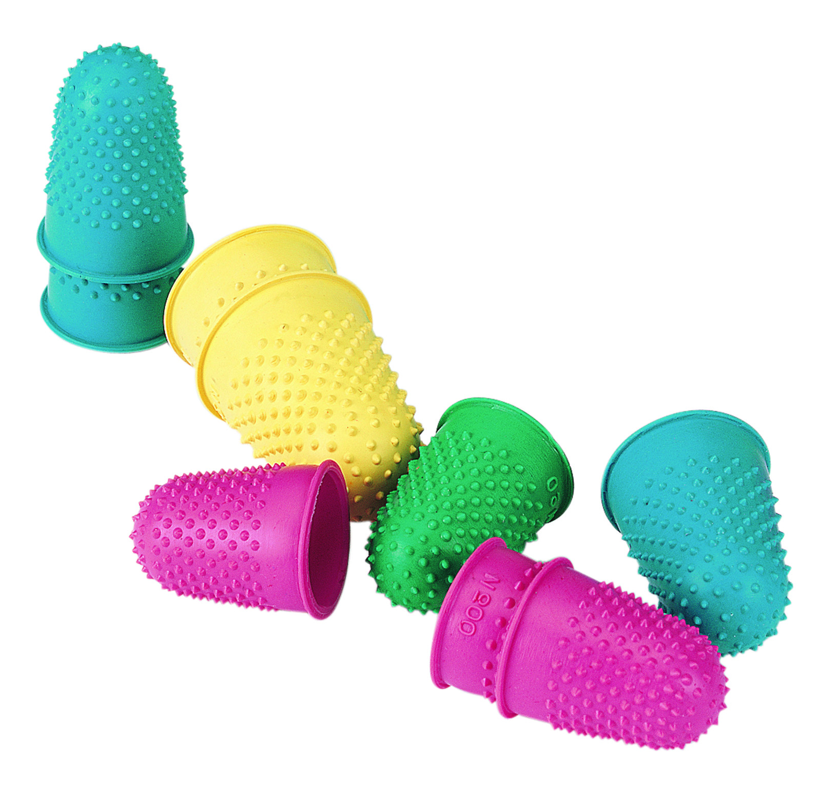 Naparstek gumowy Q-Connect, 20mm, 12szt., pomarańczowy