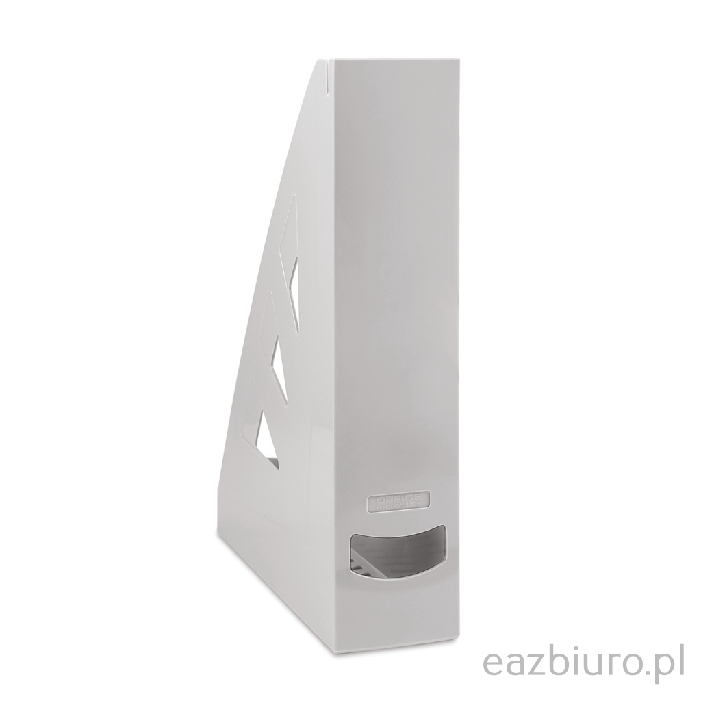 Pojemnik na dokumenty Office Products, ażurowy, A4 70 mm, szary | eazbiuro.pl | Kup z rabatem!