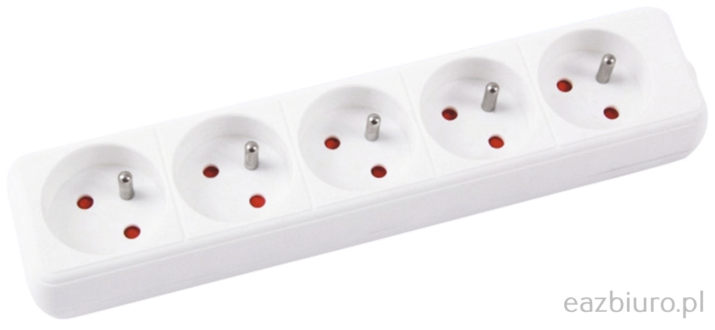 Przedłużacz Office Products 5 gniazd 3 m z uziemieniem | eazbiuro.pl | Kup wygodnie!