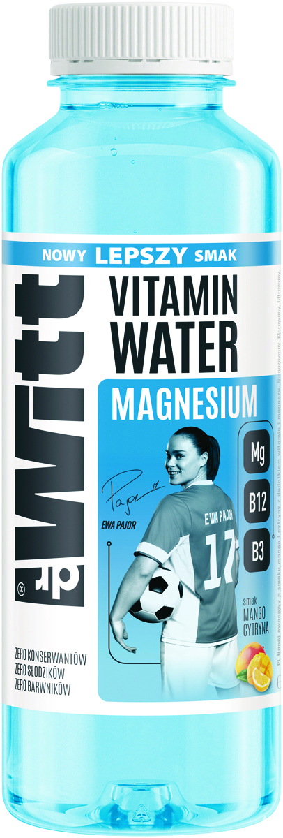 Napój DR WITT Iso Vitamin Water, magnez, mango-cytryna, 0,55l, kaucja