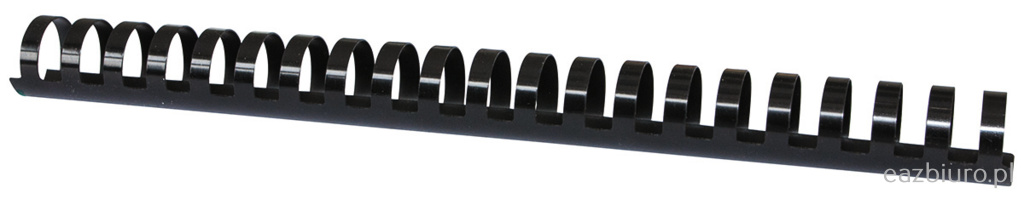 Grzbiety do bindowania Office Products, A4, 25mm (240 kartek), 50 sztuk, czarne Grzbiety do bindowania Office Products, A4, 25mm (240 kartek), 50 sztuk, czarne