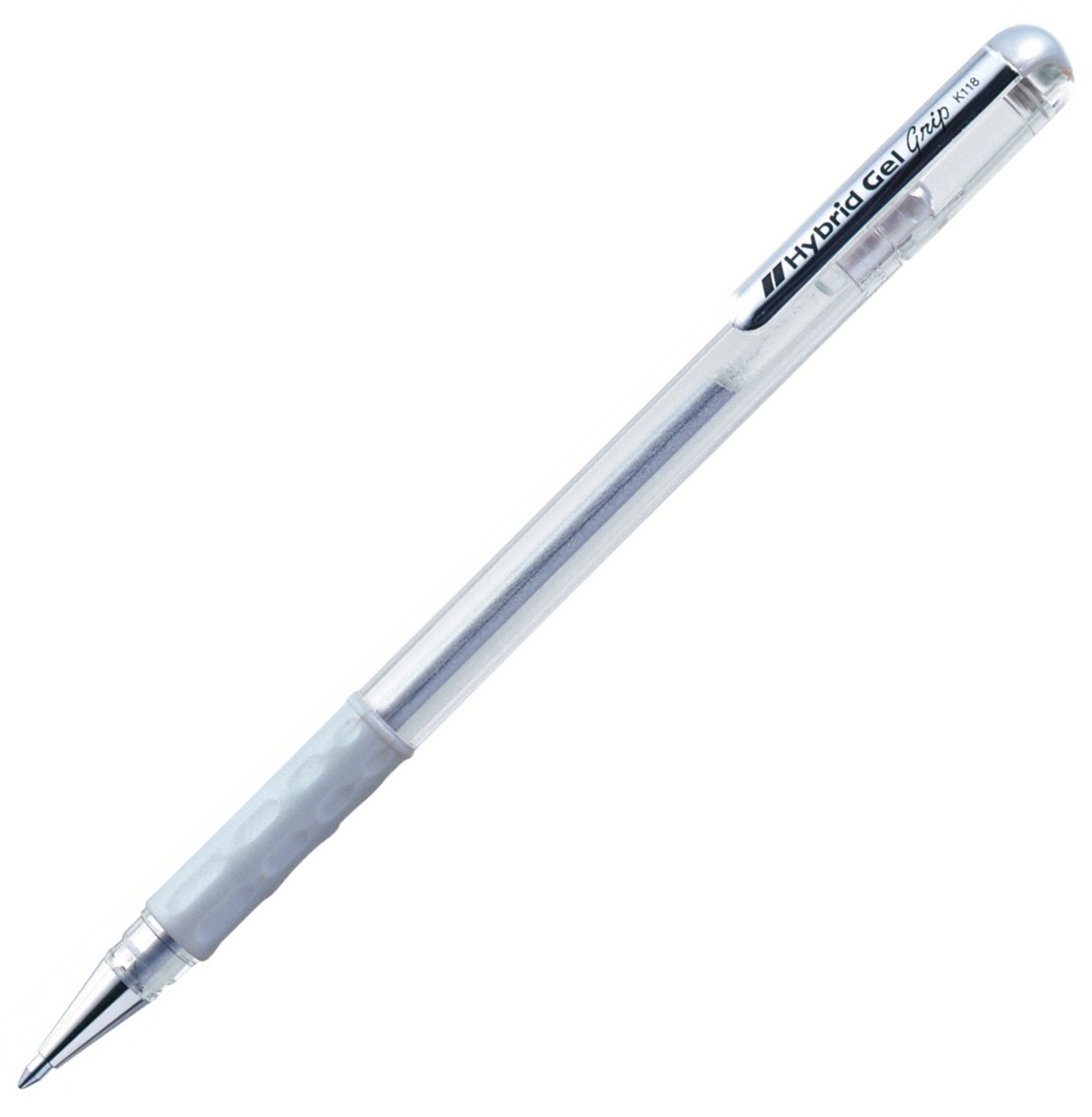 Długopis żelowy Pentel 0,8 mm k118 srebrny | eazbiuro.pl | Zamów bezpiecznie!