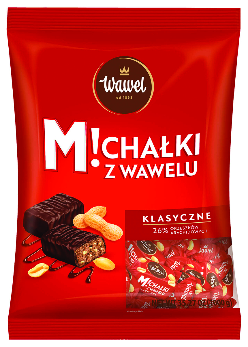 Cukierki czekoladowe Wawel michałki zamkowe, 1kg