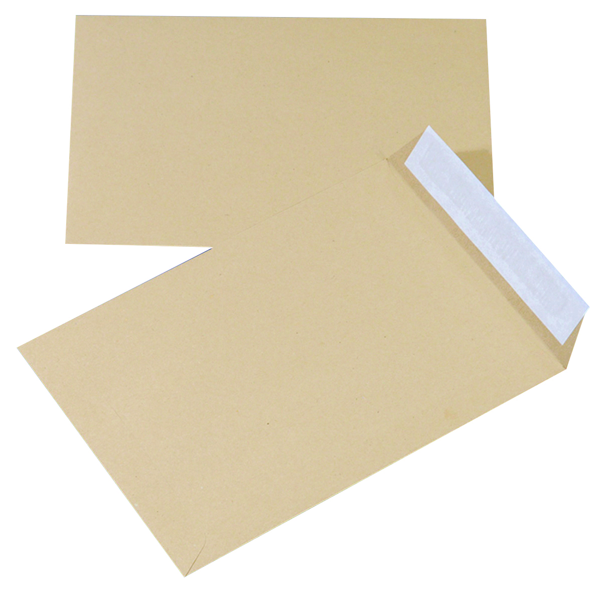 Koperty z taśmą silikonową Office Products, hk, B4, 250x353mm, 90gsm, 10 sztuk, brązowe