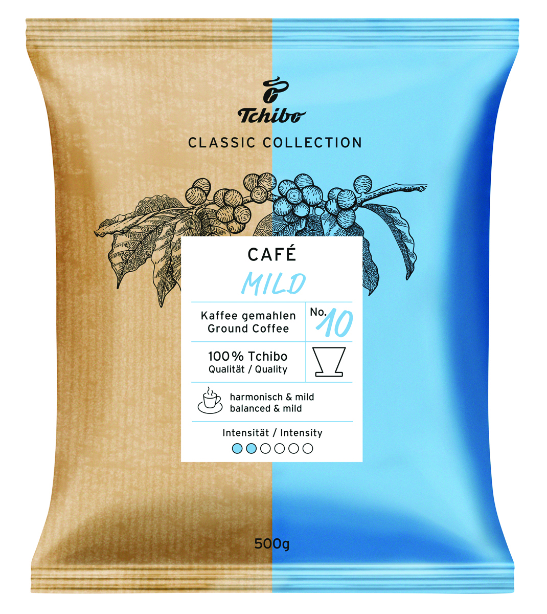 Kawa TCHIBO Cafe Classic Mild, mielona, 500g